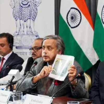 थरूर ने लगाई क्लास तो 48 घंटे में ही बदले कोलंबिया के सुर