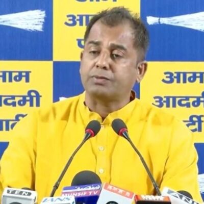 आम आदमी पार्टी के नेता ने दिल्ली सीएम पर कसे तंज