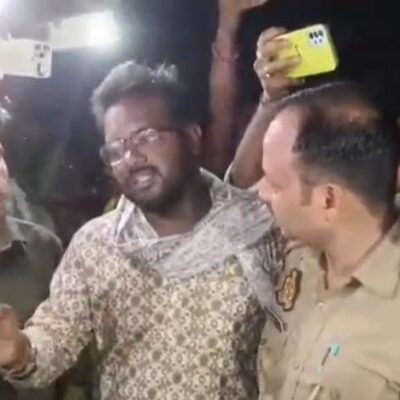 मथुरा के गोवर्धन में मुस्लिम बस्ती के समीप मिले अवशेष